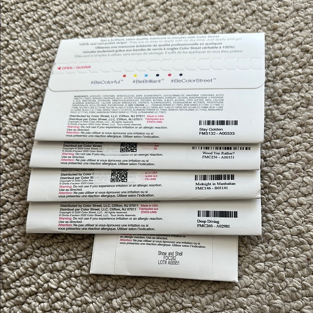 Color Street Nail Polish Strips Set - Picture 2 of 3